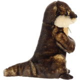 Aurora Miyoni Tots Sitting Pretty River Otter 10 Inch Plush Figure - Radar Toys