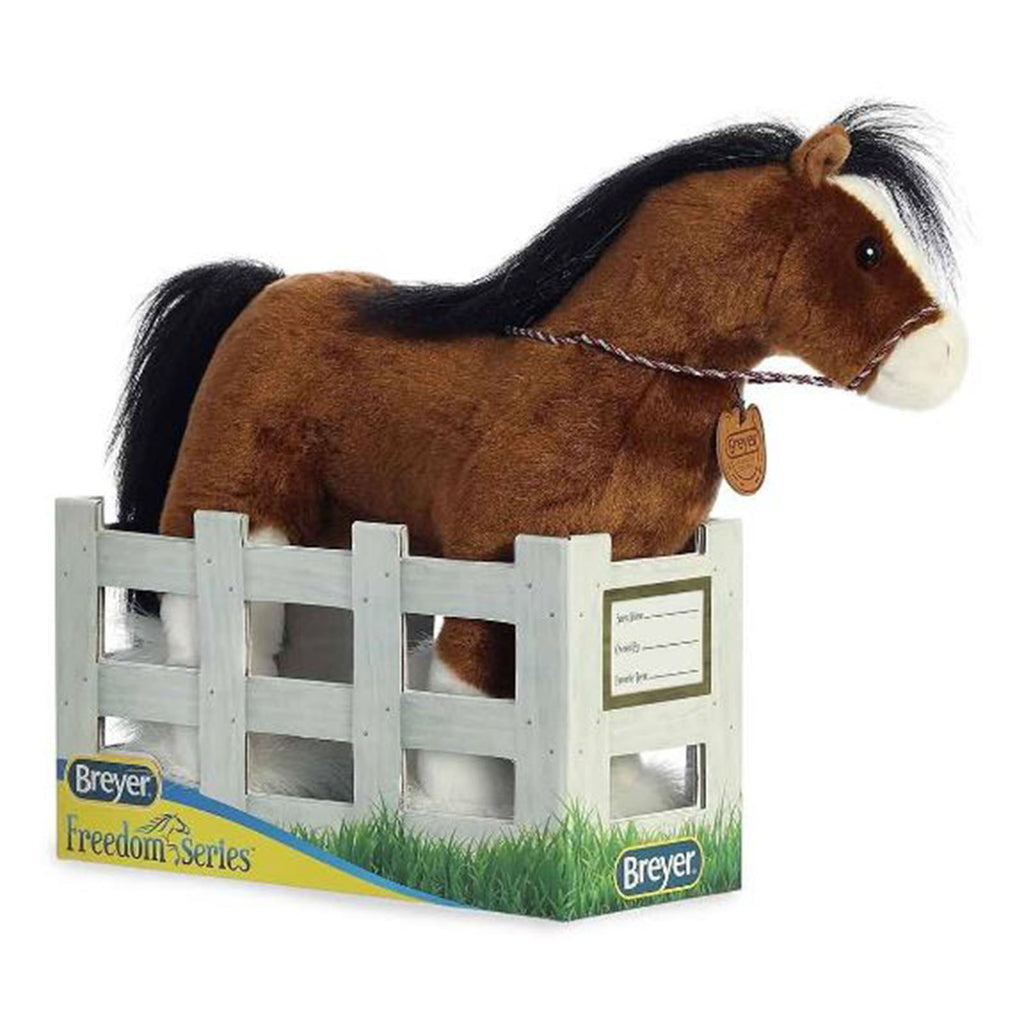 Aurora Breyer Showstoppers Clydesdale Horse 13 Inch Plush Figure