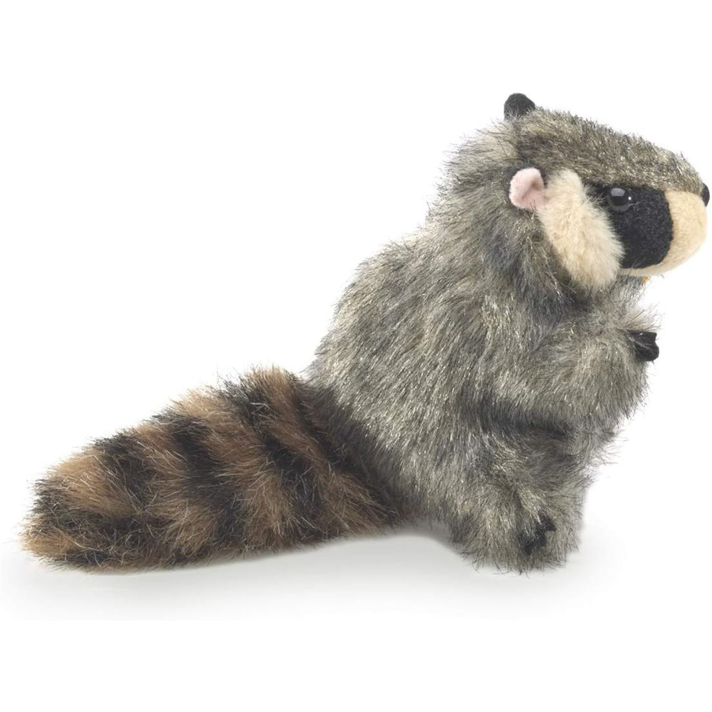 Folkmanis Racoon 4 Inch Plush Finger Puppet