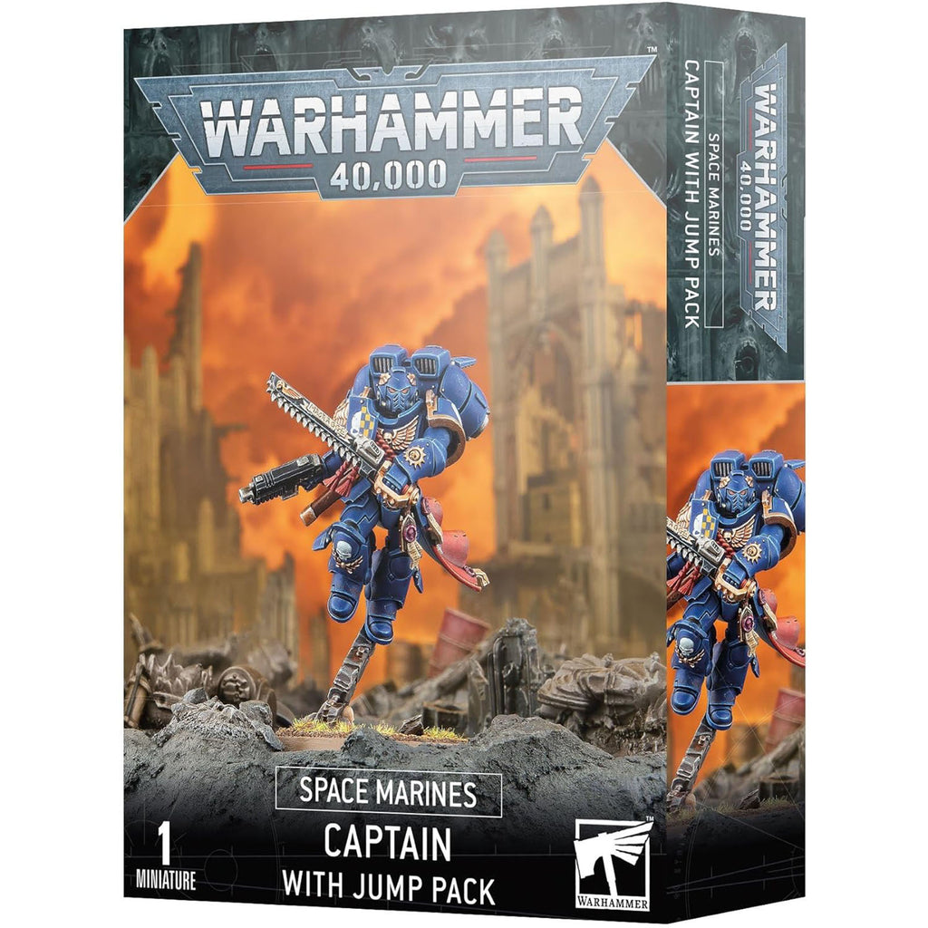 Warhammer 40,000 Space Marines Captain With Jump Pack Building Set