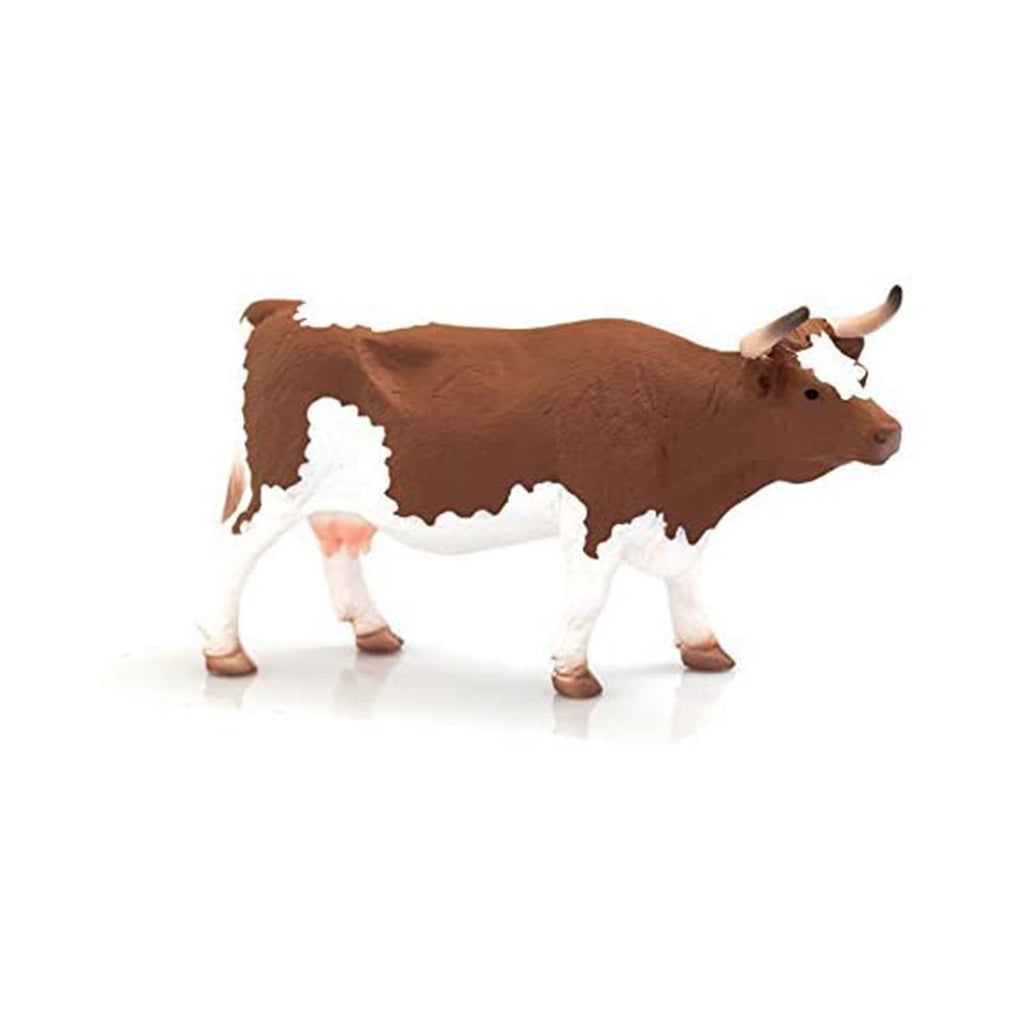 MOJO Simmental Cow Animal Figure 387220