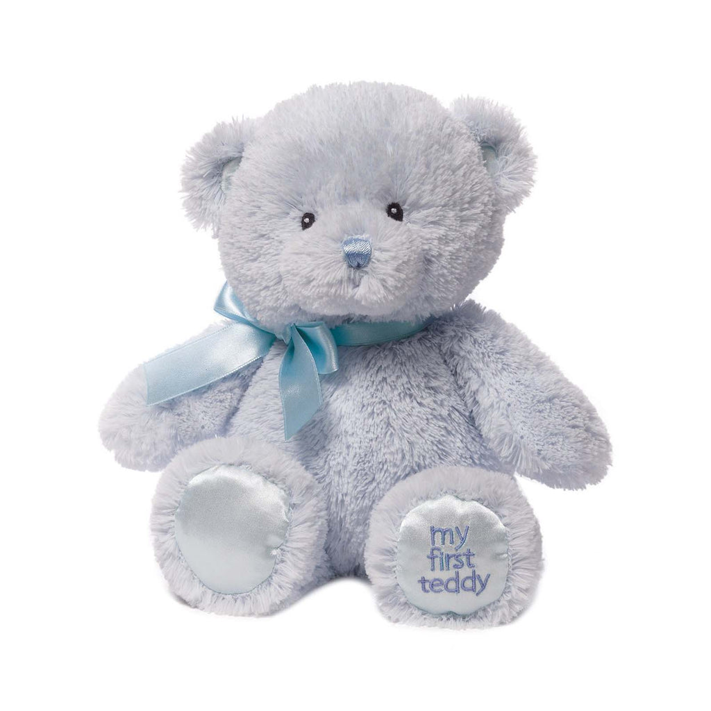 Gund Baby My First Teddy Bear Blue 10 Inch Plush Figure - Radar Toys