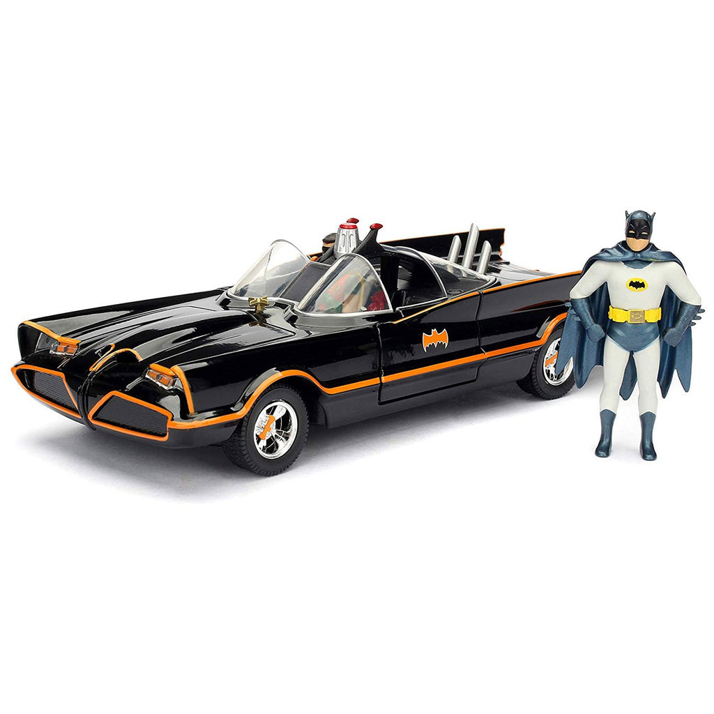 Jada Toys DC Hollywood Rides Build N' Collect 66' Batmobile Batman Set