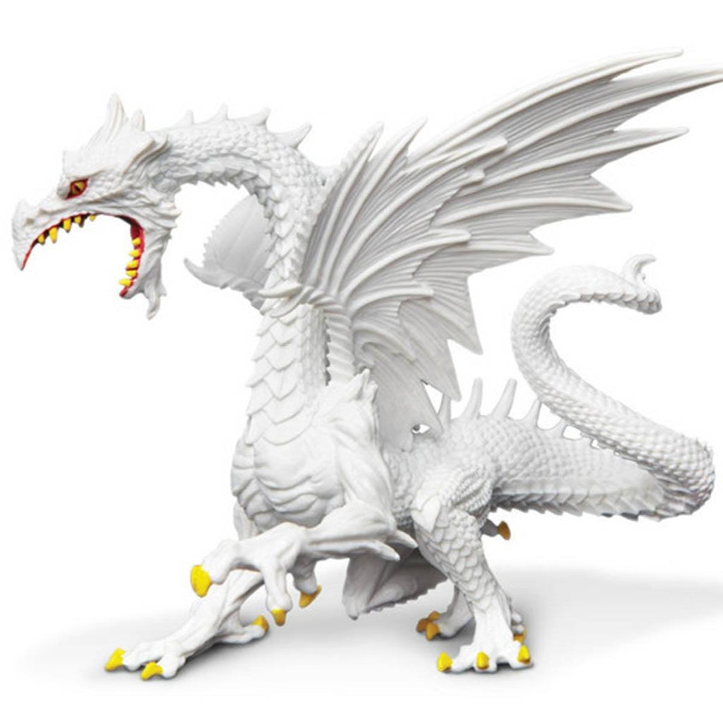 Glow-In-The-Dark Snow Dragon Fantasy Safari Ltd