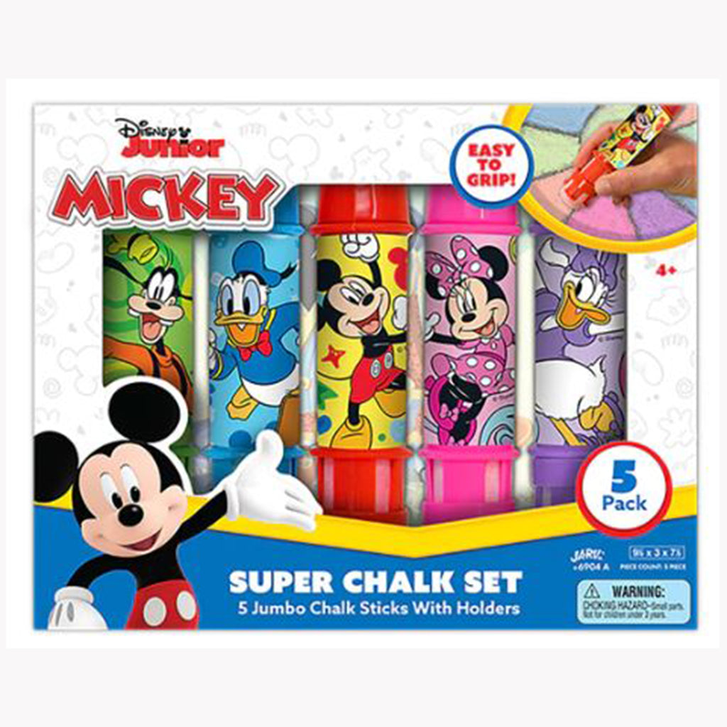 Disney Junior Mickey Super Chalk Set 5 Pack