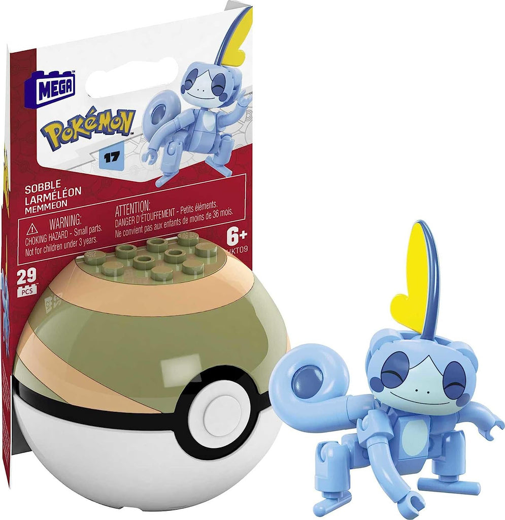 Mega Construx Pokemon Sobble Nest Ball Building Set - Radar Toys
