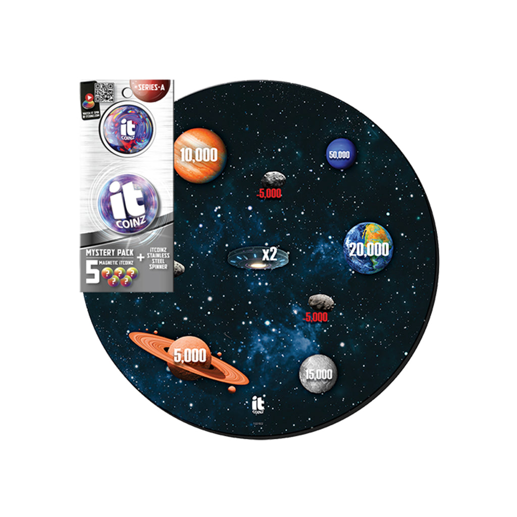 Watchitude itCoinz Planets Spinner And Dart Board Set - Radar Toys