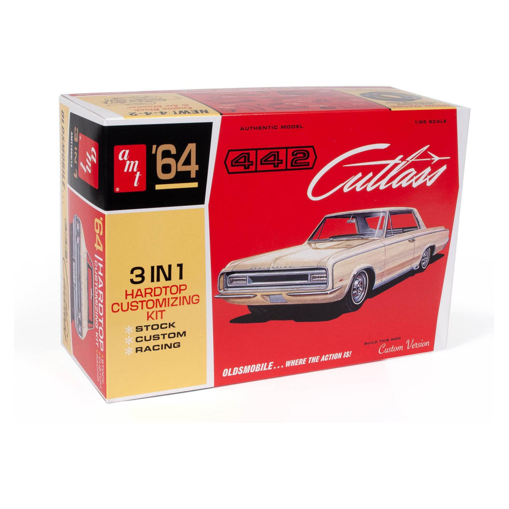 1964 Oldsmobile Cutlass 442 Hardtop 1/25 Scale Plastic Vehicle Model Kit - Radar Toys
