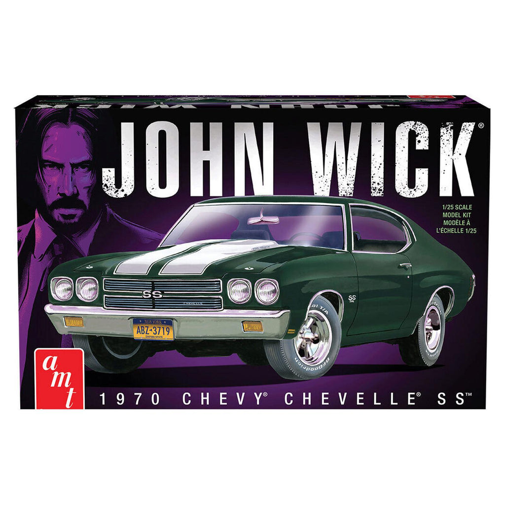 1970 Chevy Chevelle John Wick 1/25 Model Kit - Radar Toys