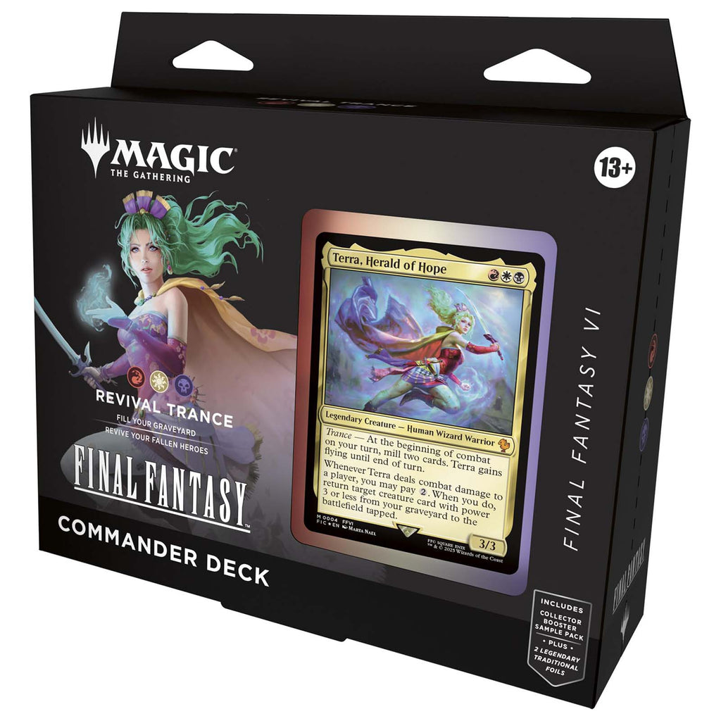 Magic The Gathering Final Fantasy Revival Trance Commander Deck - Radar Toys
