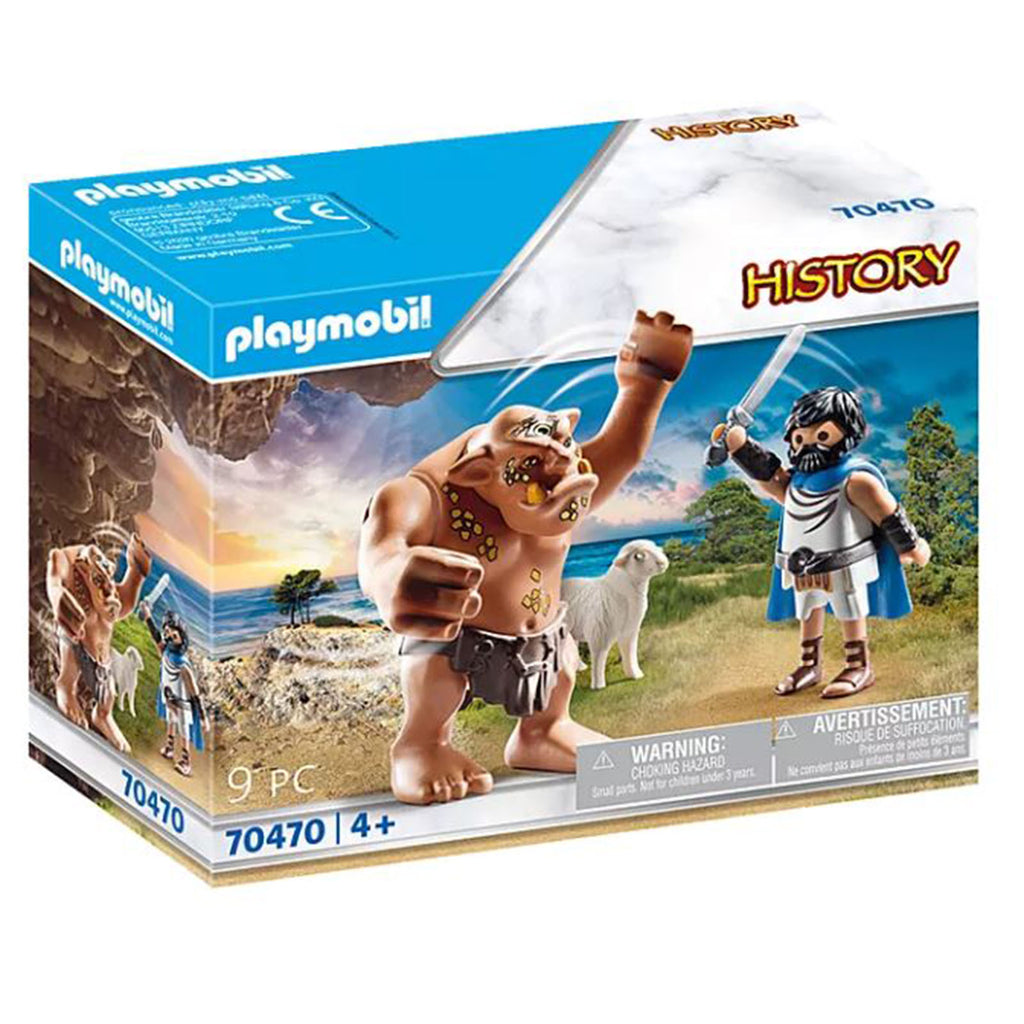 Playmobil History Ulysses And Polyphemus Building Set 70470 - Radar Toys