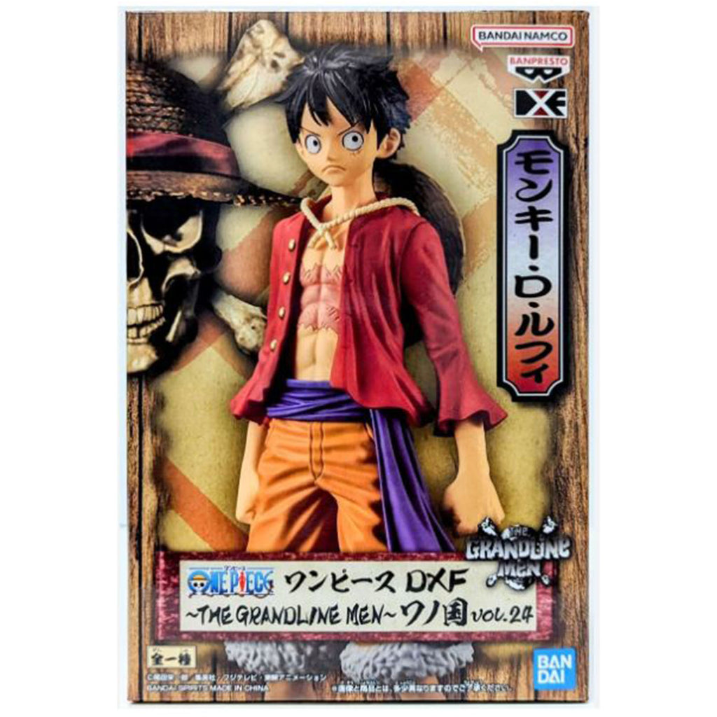 Bandai One Piece DXF The Grandline Series Wanokuni Monkey D Luffy Figure