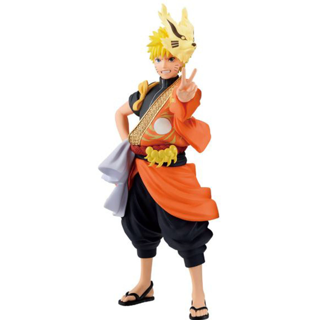 Bandai Naruto Shippuden 20th Anniversary Costume Uzumaki Naruto Figure