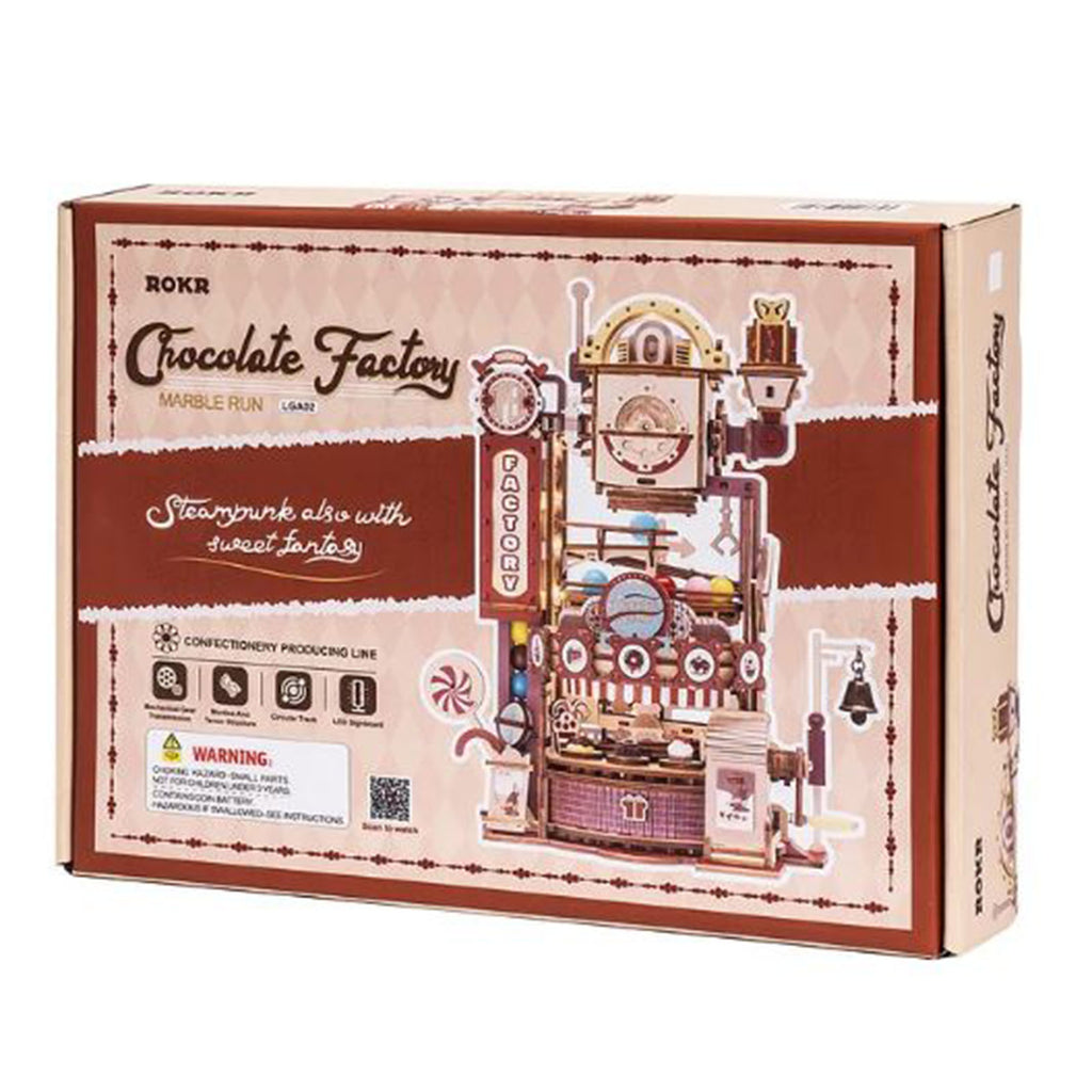 Robotime Rokr Chocolate Factory Marble Run Building Set