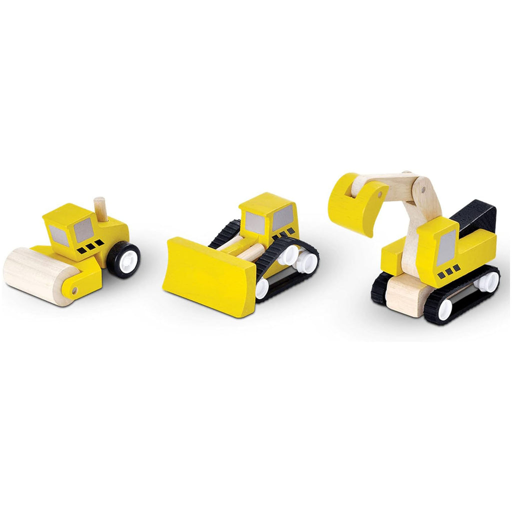 Plan Toys Road Construction Wooden Vehicles - Radar Toys