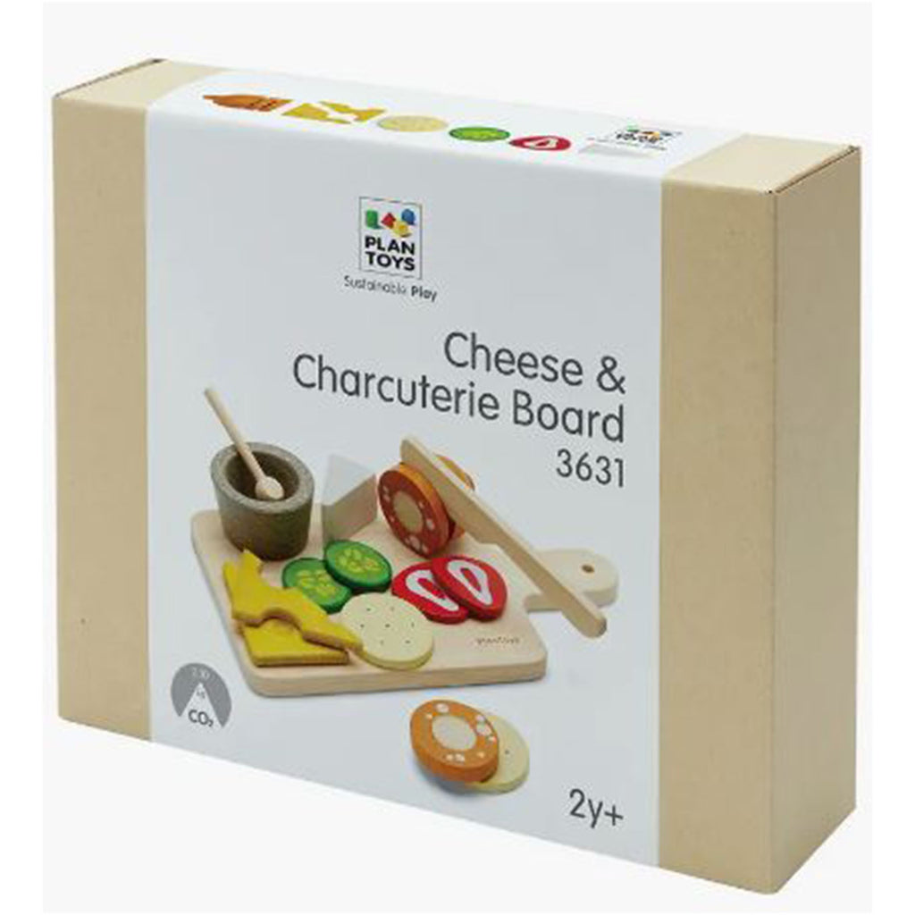 Plan Toys Cheese And Charcuterie Board Wooden Playset - Radar Toys