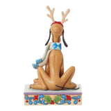 Enesco Disney Traditions Pluto Christmas Personal Dashing Rein-Dog Figurine 6015012 - Radar Toys