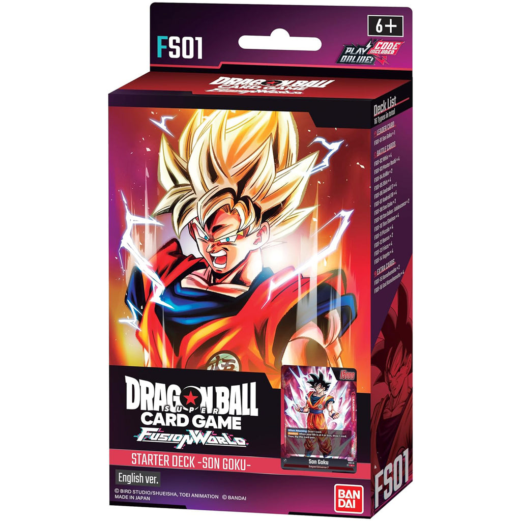 Dragon Ball Super Fusion World Goku Card Game Starter Deck