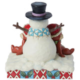 Enesco Disney Traditions Chip And Dale With Snowman Friendship And Festivities Figurine 6015004 - Radar Toys
