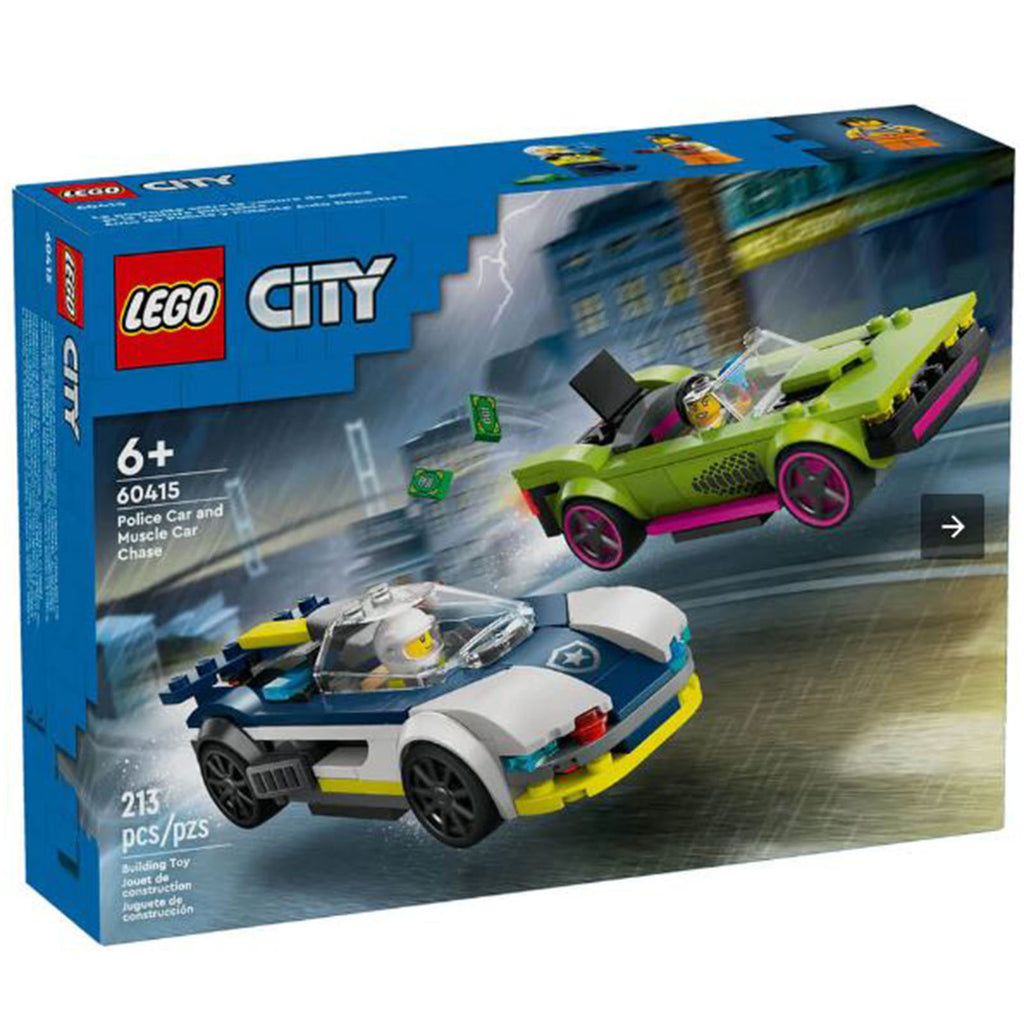 LEGO® City Police Car And Muscle Car Chase Building Set 60415 - Radar Toys