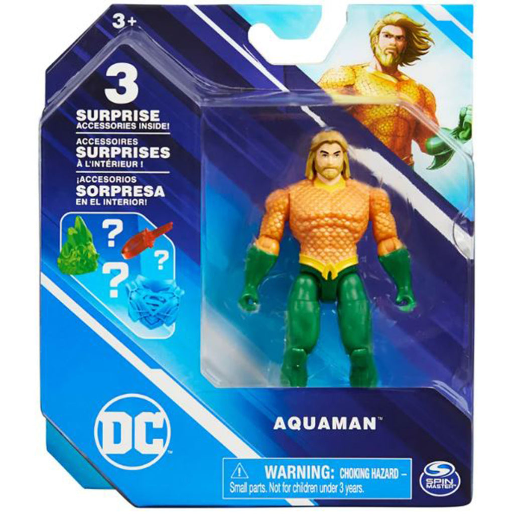 Spin Master DC Aquaman With Surprise Accessories 4 Inch Figure Set - Radar Toys