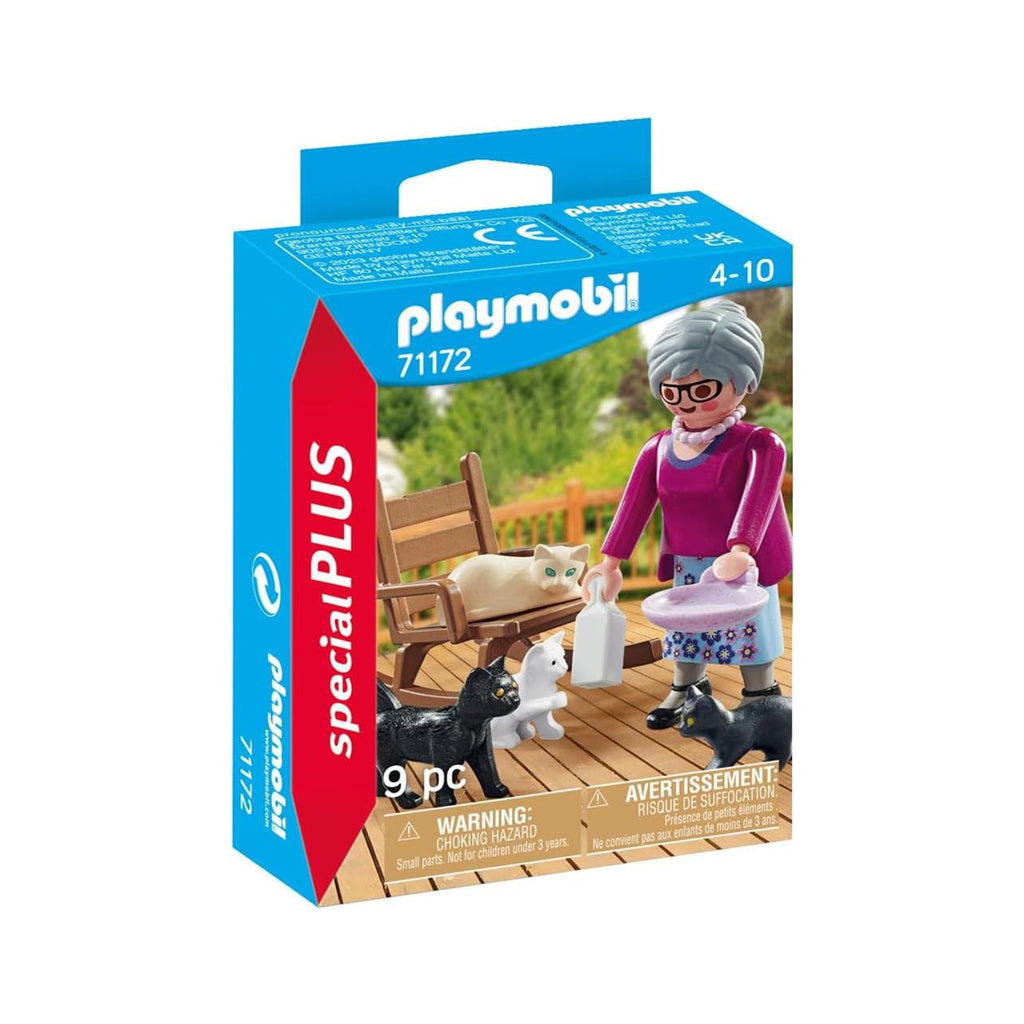 Playmobil Special Plus Woman With Cats Building Set 71172 - Radar Toys