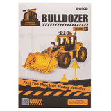 Rokr Bulldozer Engineering Vehicle Wooden Model Kit - Radar Toys