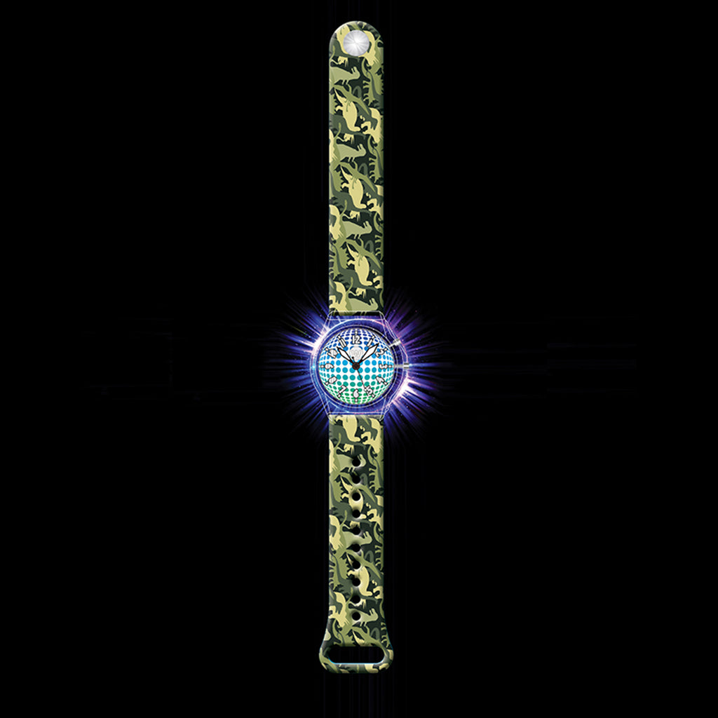 Watchitude Dino Camo Light Up Glow Watch - Radar Toys