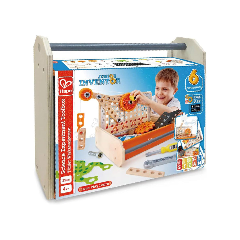 Hape Junior Inventor Science Experiment Toolbox Playset