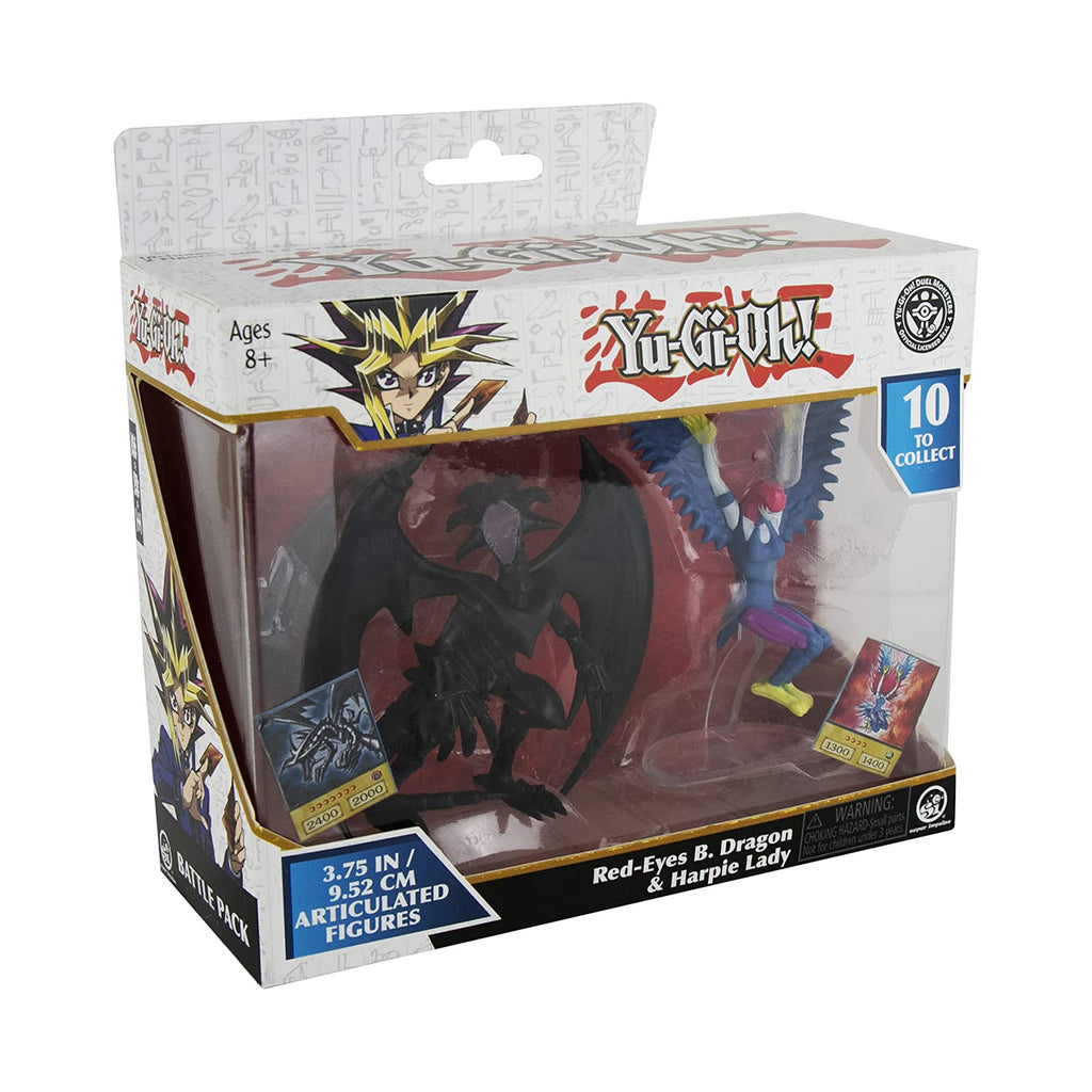 Super Impulse Yu-Gi-Oh Red-Eyes B Dragon And Harpie Lady 3.75 Inch Set - Radar Toys