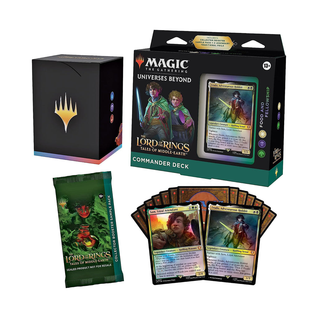Magic The Gathering The Lord Of The Rings Food And Fellowship Commander Deck - Radar Toys