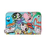 Loungefly Cartoon Network Characters Retro Collage Zip Around Wallet - Radar Toys
