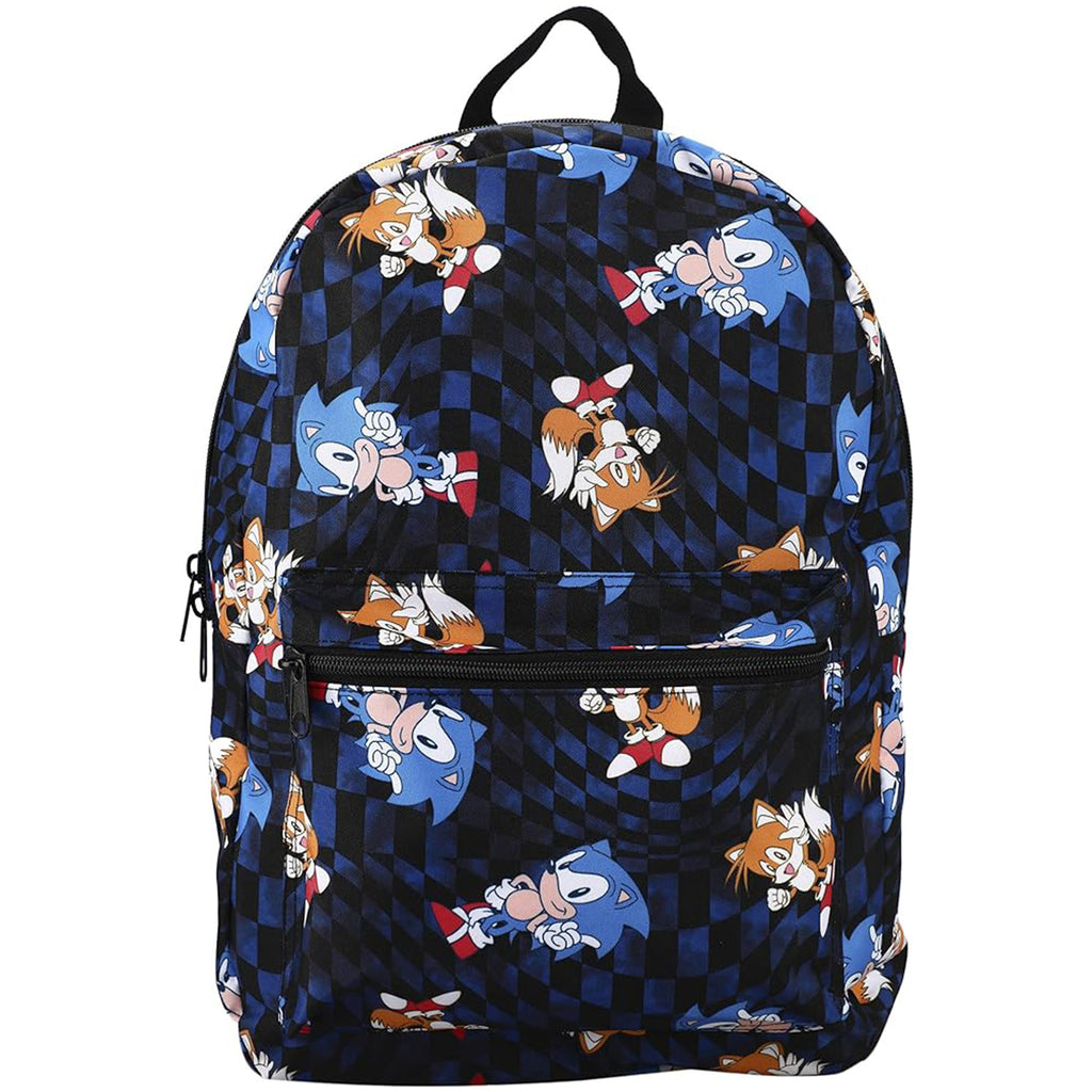 Bio World Sonic The Hedgehog All Over Print Backpack