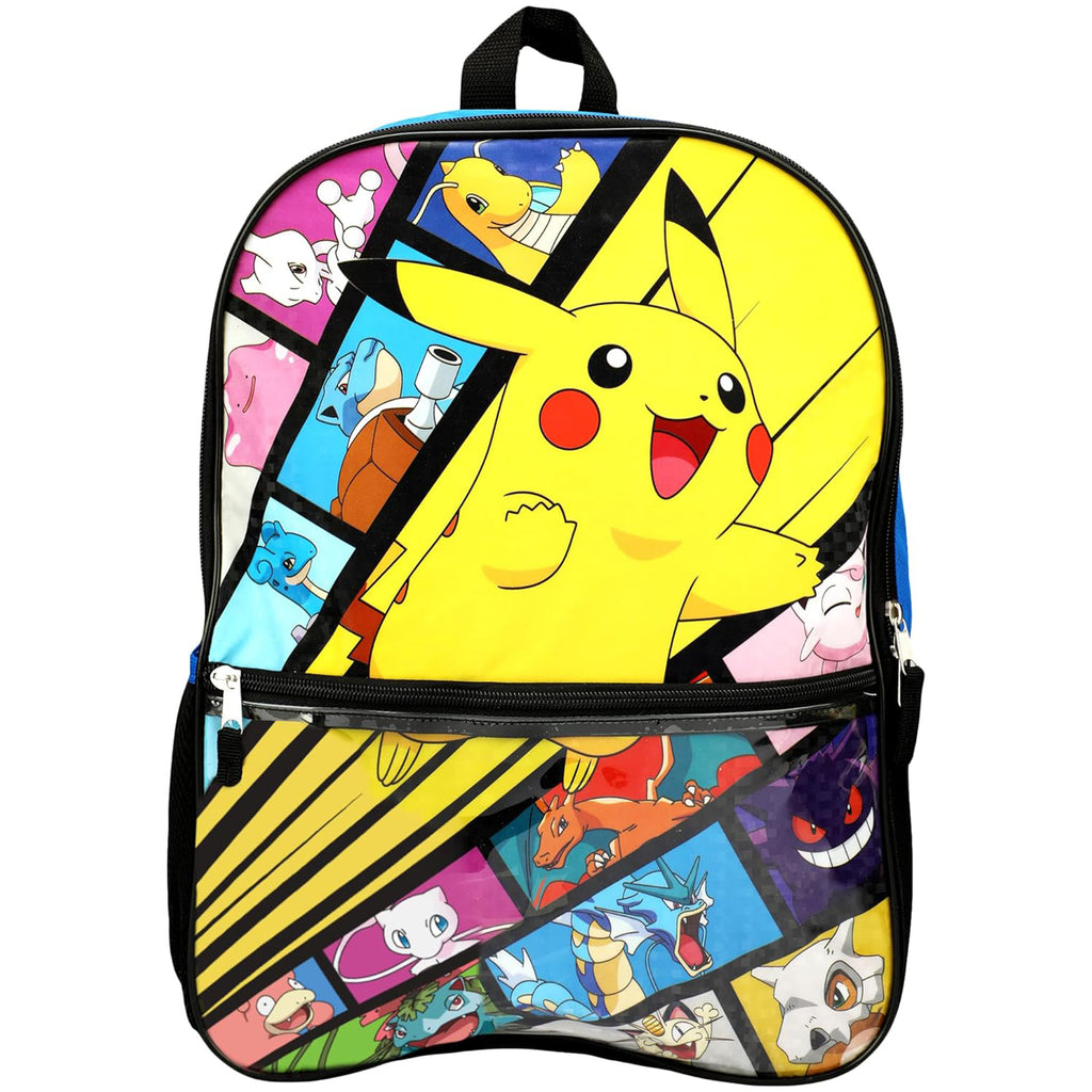 Bio World Pokemon Anime Cartoon 4 Piece Backpack Set