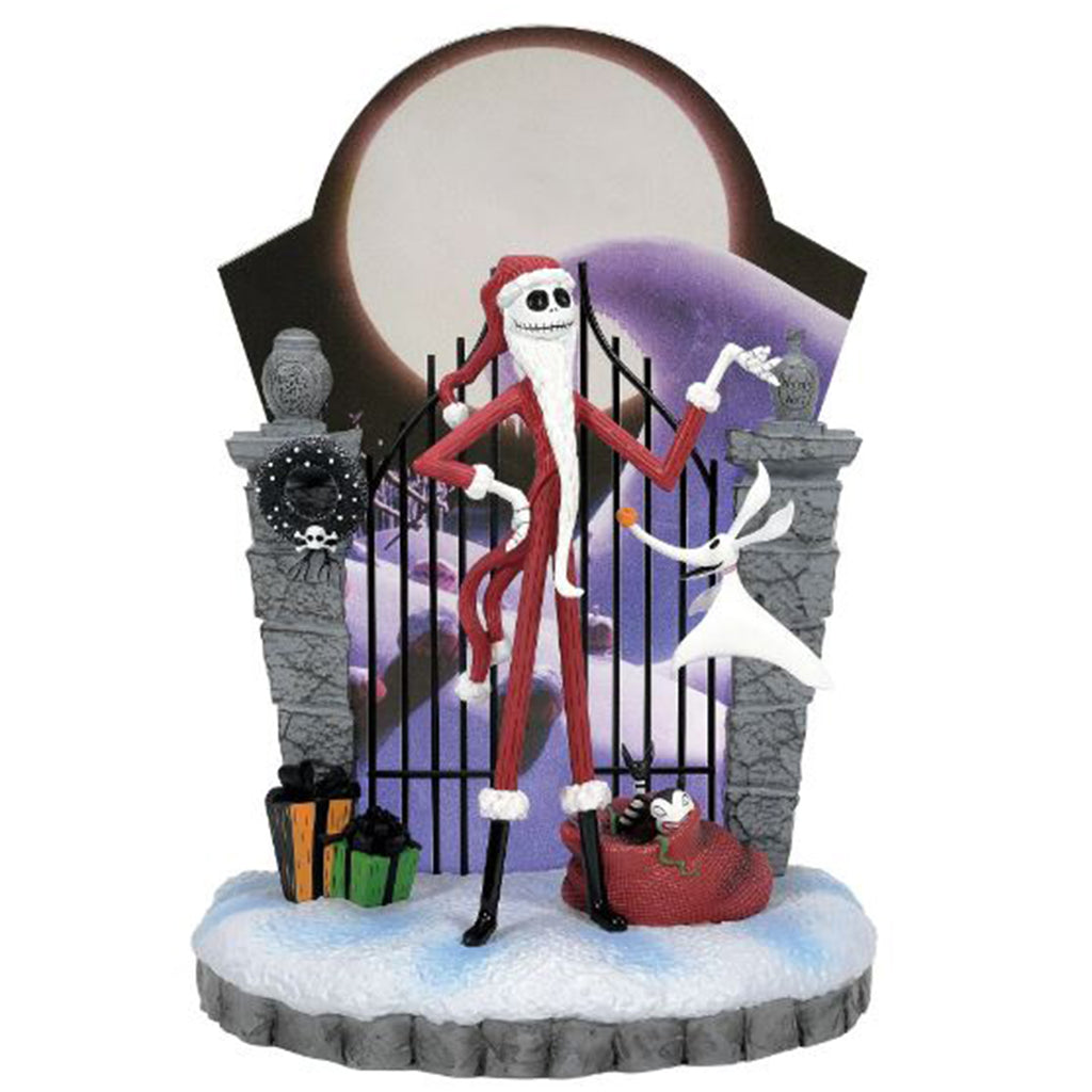 Enesco Disney Showcase Nightmare Before Christmas Santa Jack With Gate Figurine 6013326