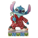Enesco Disney Traditions Stitch In Christmas PJ's Christmas Morning Figurine 6015008 - Radar Toys