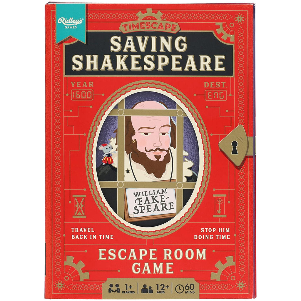 Ridley's Games Timescape Saving Shakespeare Escape Room Game