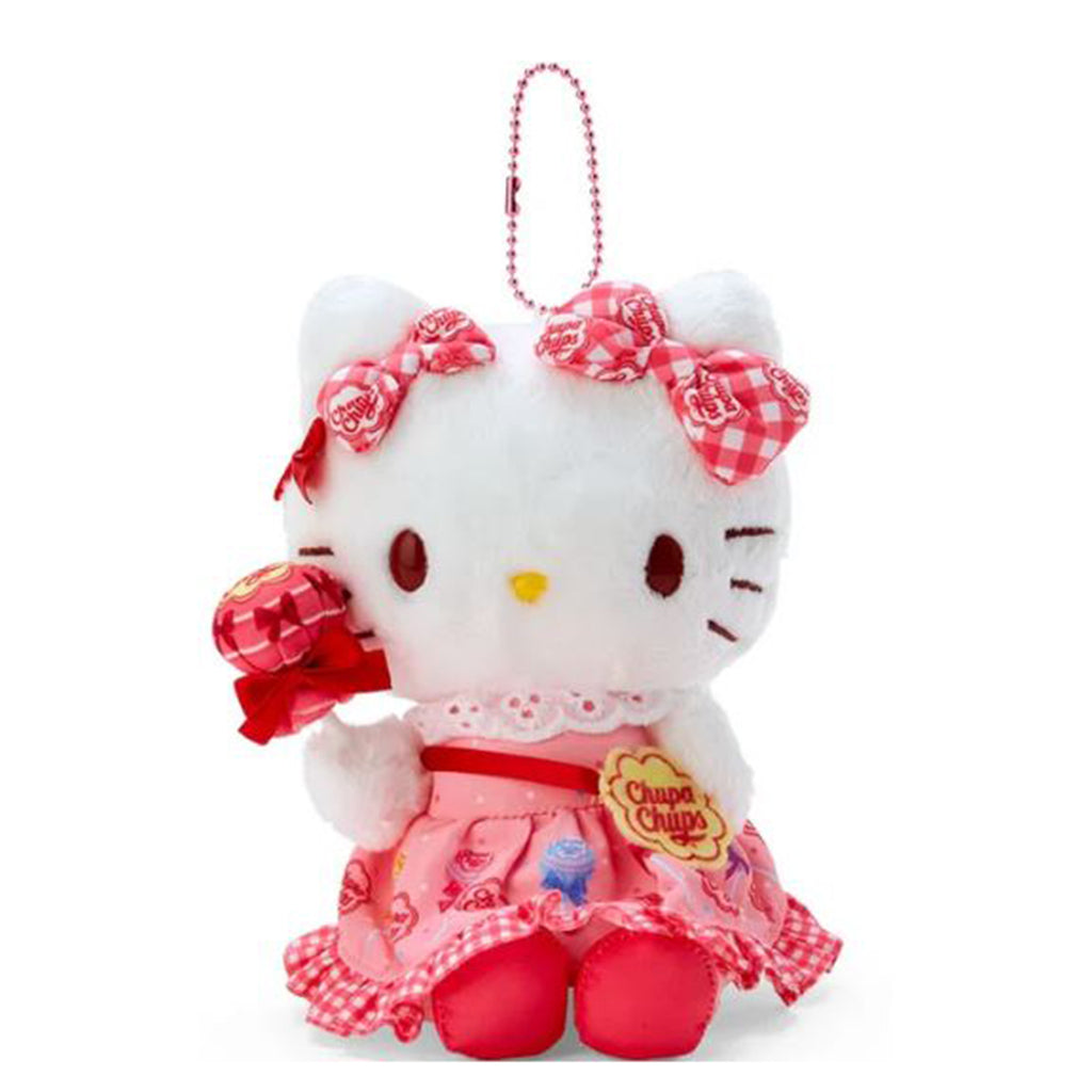 Sanrio Chupa Chups Hello Kitty 7 Inch Plush Keychain - Radar Toys