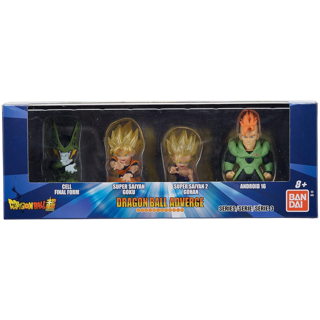 Bandai Dragon Ball Adverge Series 3 Cell SS Goku Gohan Android 16 Set