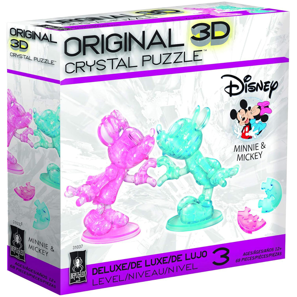 BePuzzled Disney Mickey And Minnie Heart 3D Puzzle