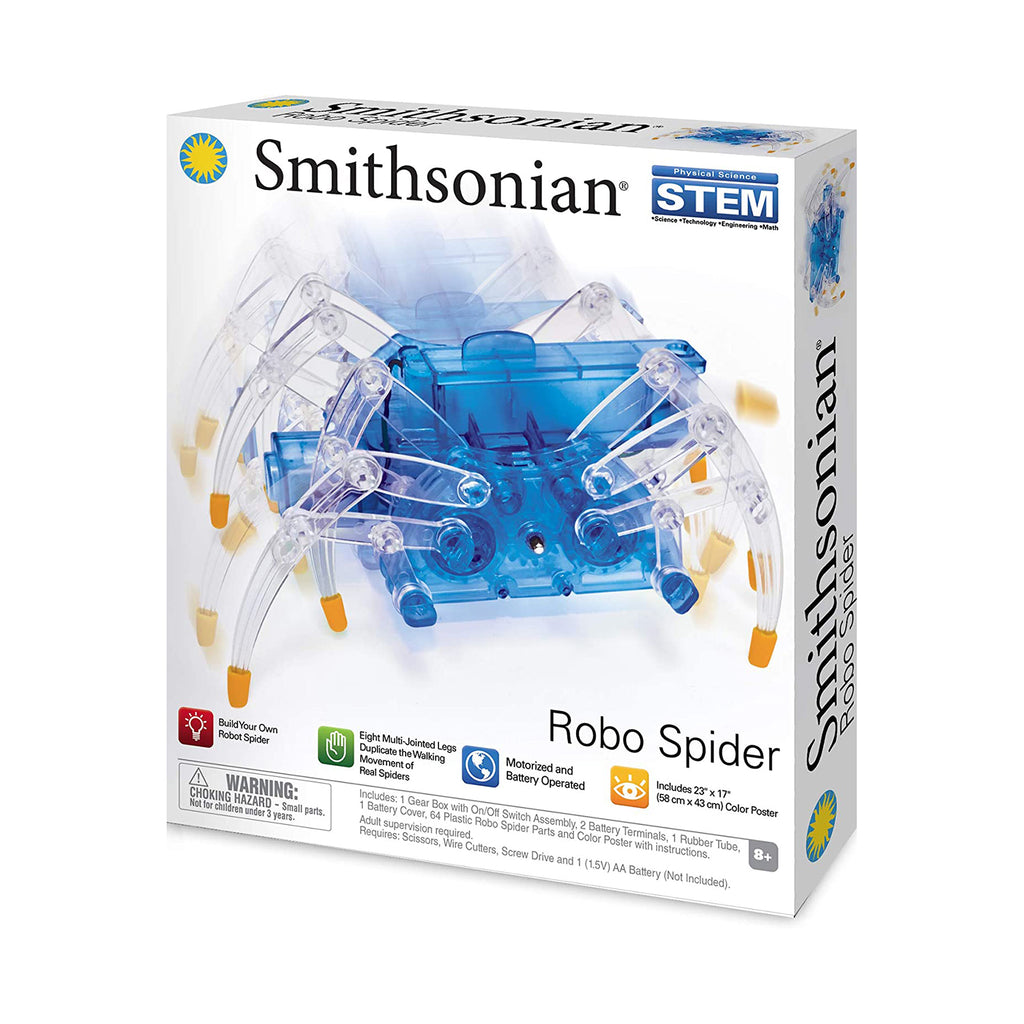 Family Games America Smithsonian Robo Spider Building Set - Radar Toys