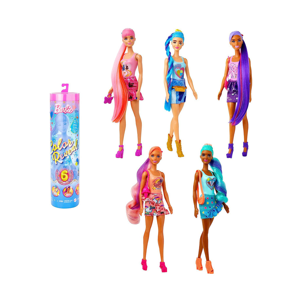 Mattel Barbie Color Reveal Denim Series Doll