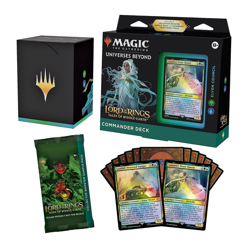 Magic The Gathering The Lord Of The Rings Elven Council Commander Deck - Radar Toys