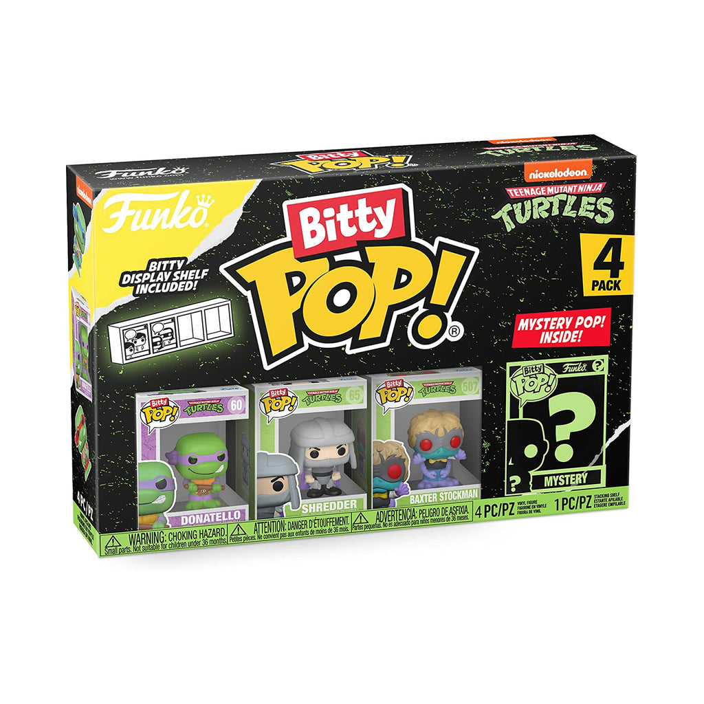 Funko Bitty POP Teenage Mutant Ninja Turtles Donatello 4 Pack Set