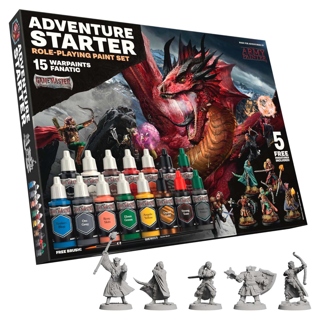 Army Painter GameMaster Adventure Starter Paint Set - Radar Toys