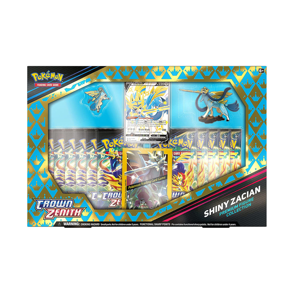 Pokemon TCG Crown Zenith Shiny Zacian Premium Figure Collection
