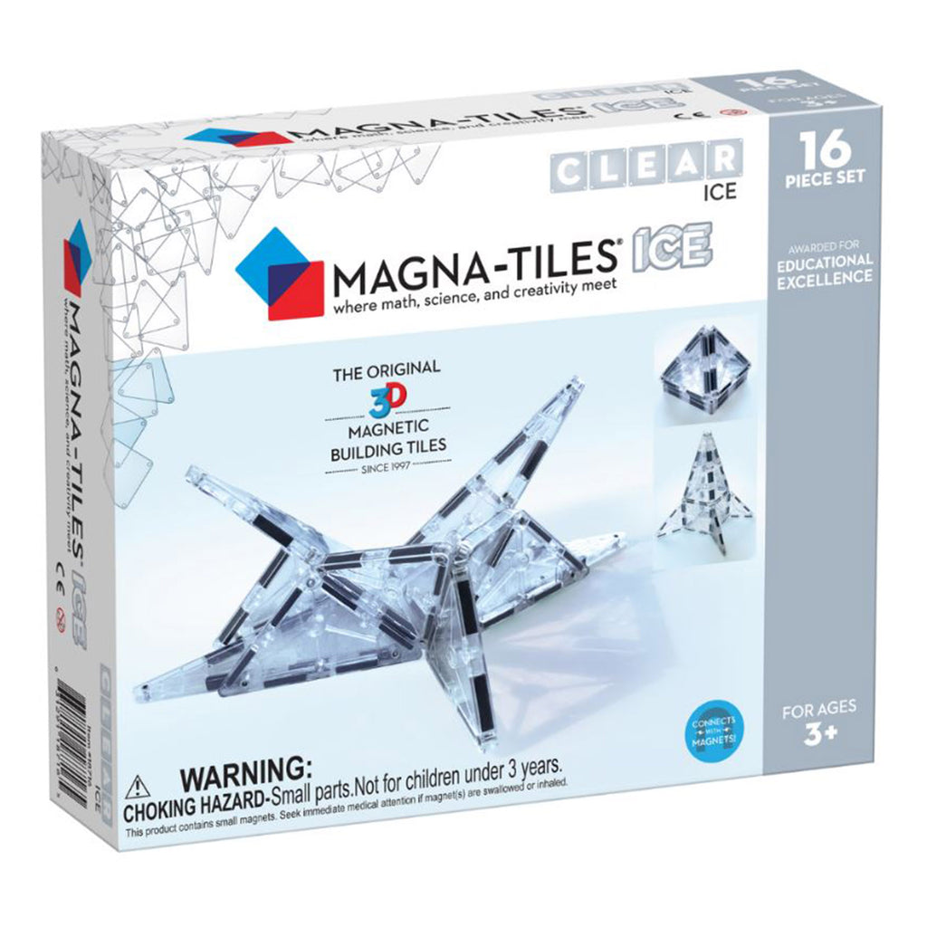 Magna-Tiles Ice 16 Piece Magnetic Tile Building Set