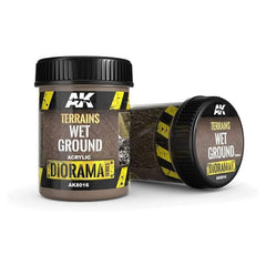AK Acrylic Terrains Wet Ground 250mL