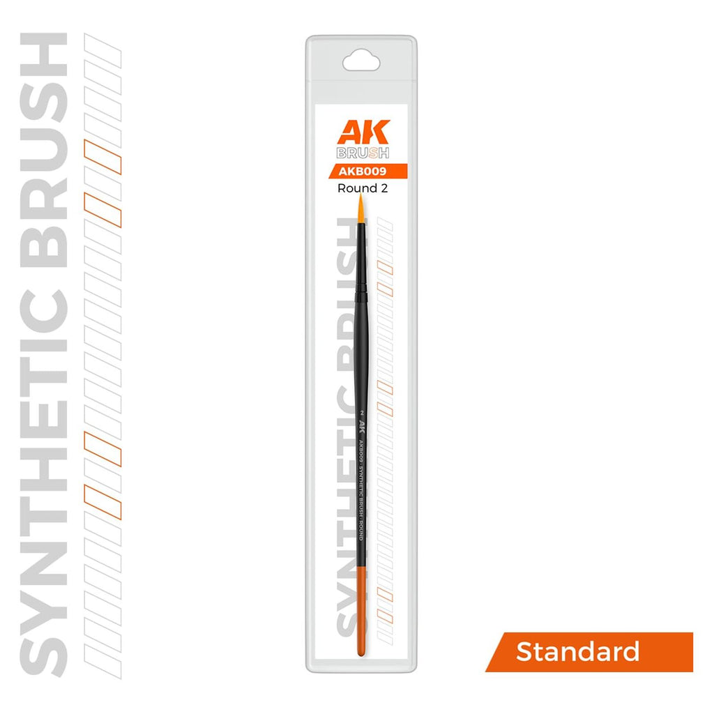 AK Interactive Synthetic Round Brush 2 AKB009