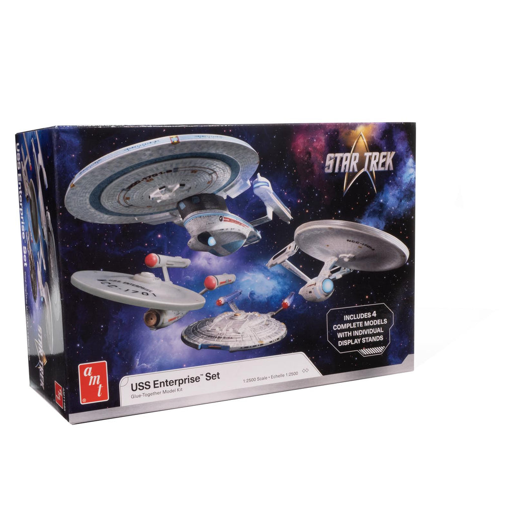 AMT Star Trek USS Enterprise Four Model Set 2500th Scale Model Kit
